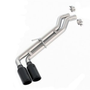 Ford Ranger Performance Exhaust - Dual Side Exit - Ford Racing - Cat Back - Black Chrome - `19-`23